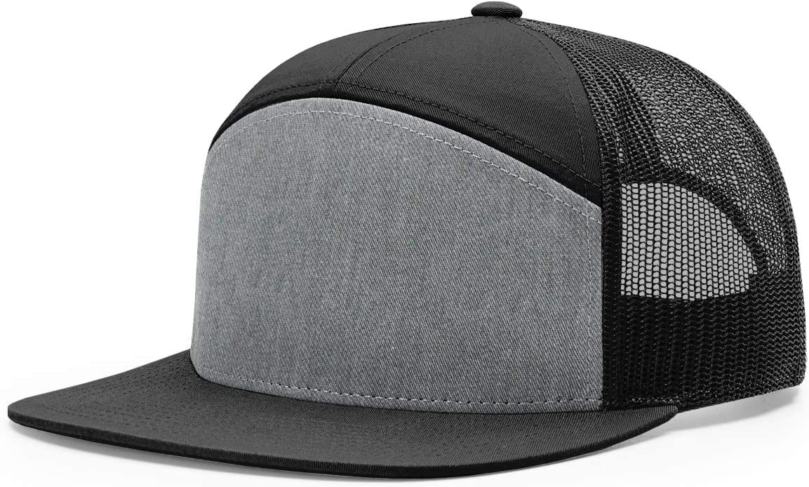 J05138 新品 Richardson × NEW ERA 帽子：7 1/2 Richardson 7 Panel Trucker Cap - Black for sale online | eBay